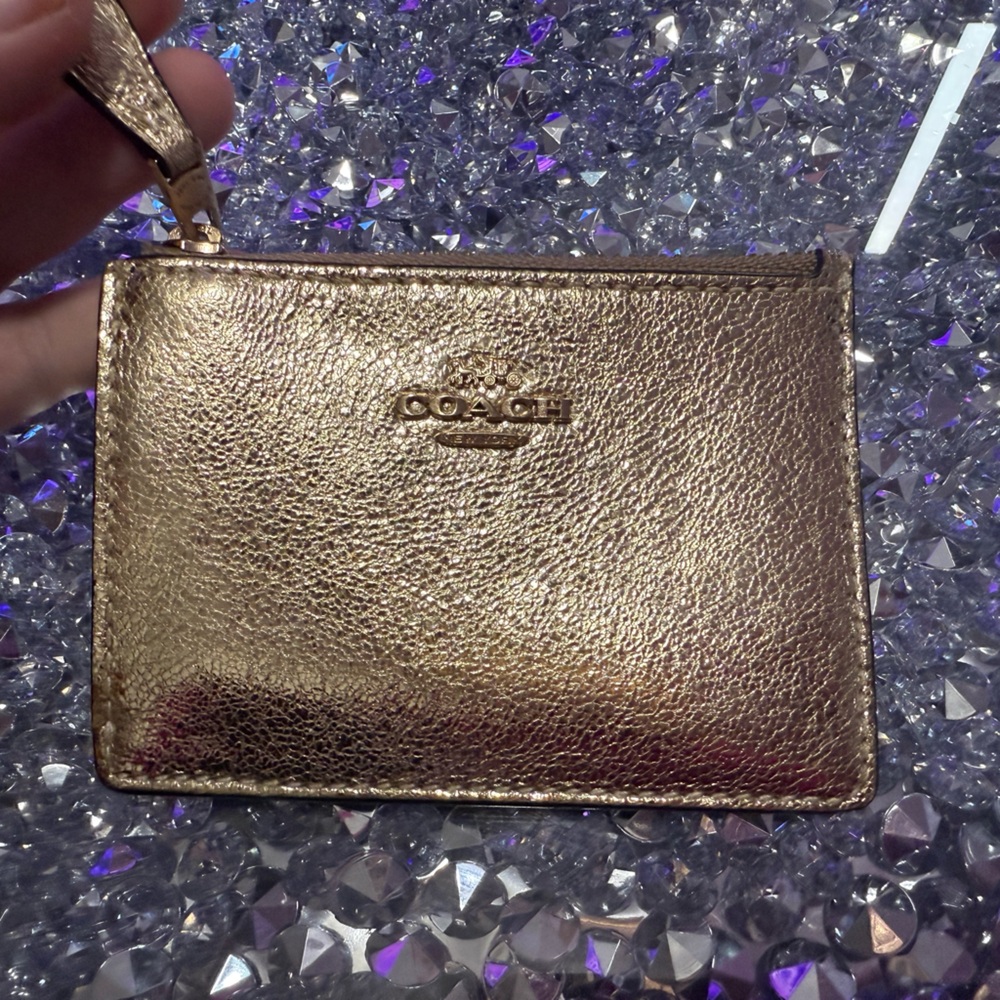Coach Gold Mini Backpack and Case Bundle - Picture 3 of 12